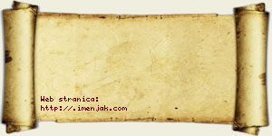 Miljana Bjelonić vizit kartica